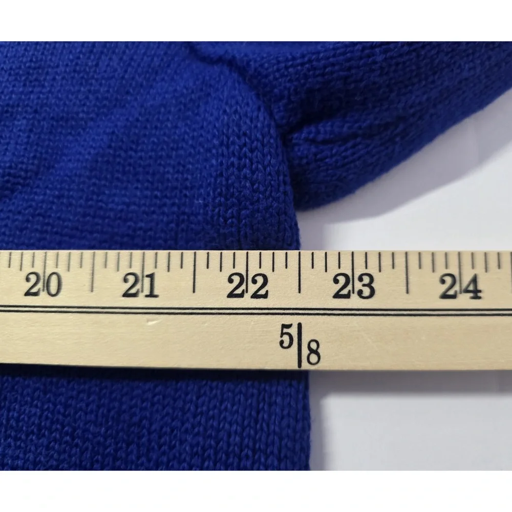 Polo Ralph Lauren Mens Size L Blue Long Sleeve 1/4‎ Zip Pullover Sweater